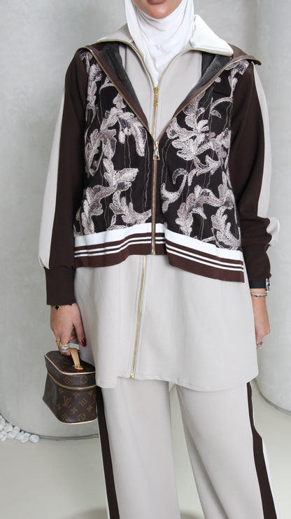 بدله من قطعتين خام سبورت التوب طول ٣٢ انش