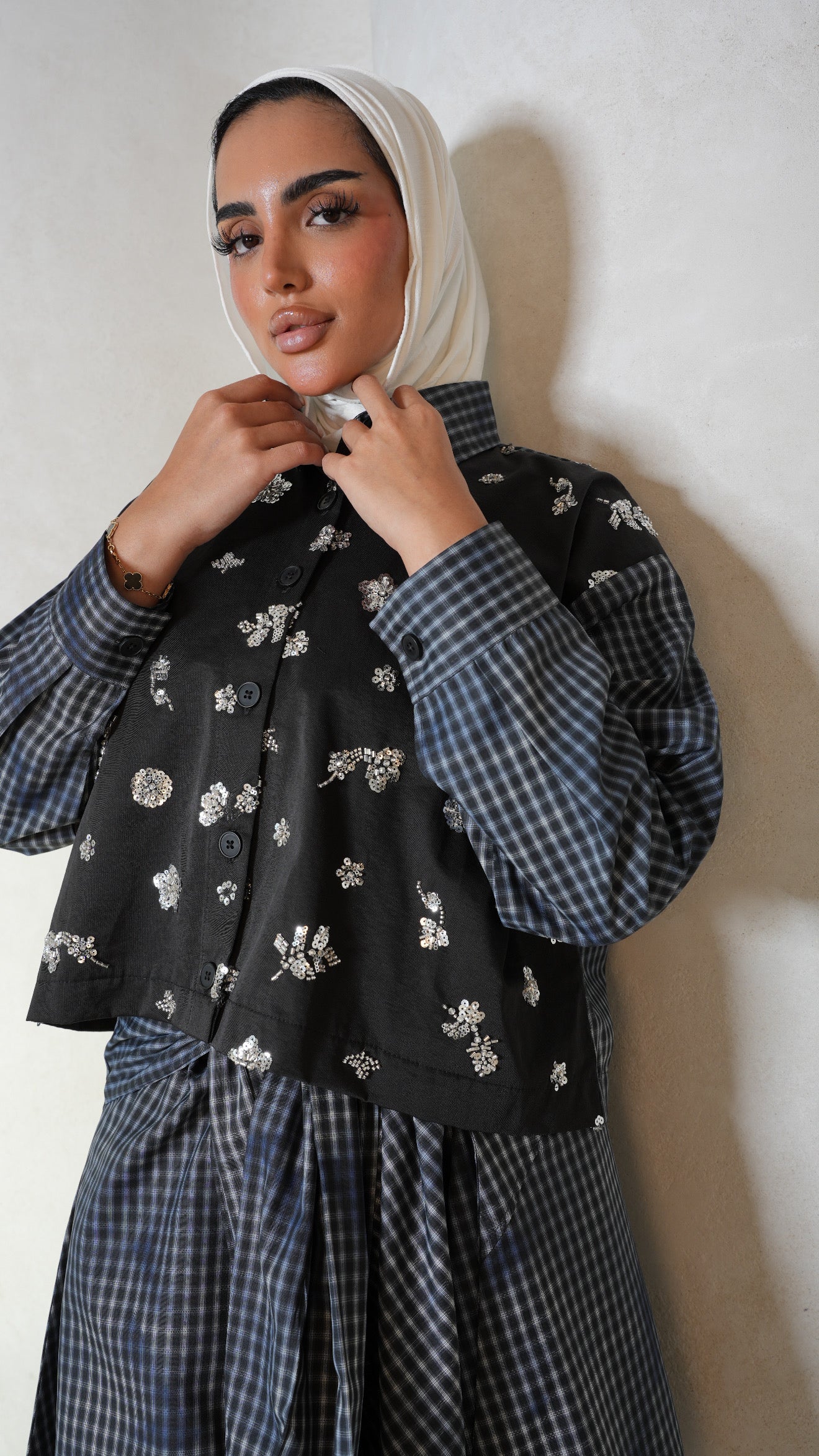 Two pcs top navy