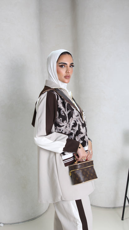 بدله من قطعتين خام سبورت التوب طول ٣٢ انش