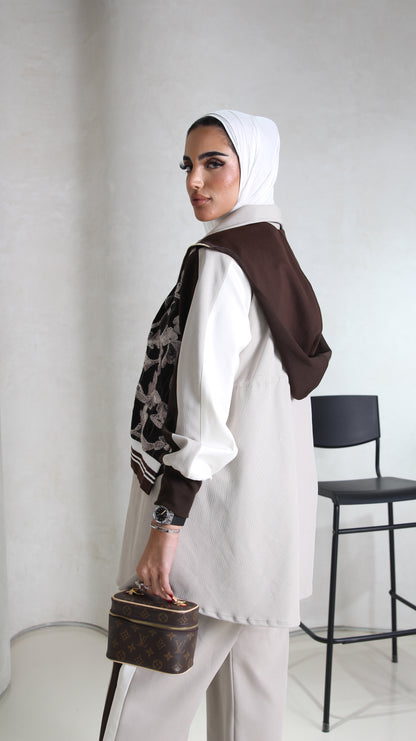 بدله من قطعتين خام سبورت التوب طول ٣٢ انش