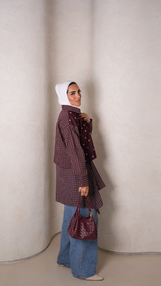 Two pcs top maroon