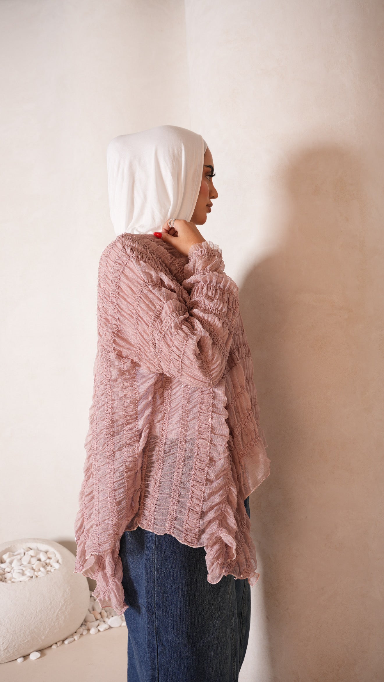 Dusty rose top