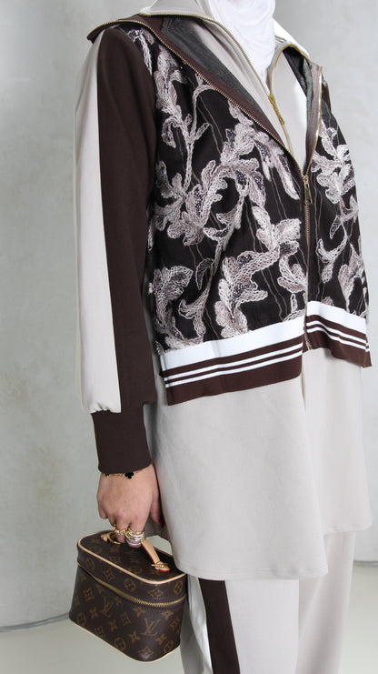 بدله من قطعتين خام سبورت التوب طول ٣٢ انش